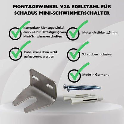 Mini-Schwimmerschalter Kunststoff Wechslerkontakt
