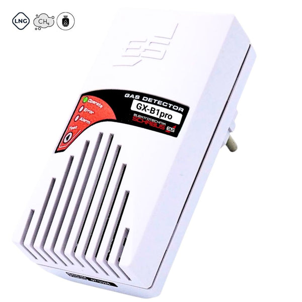 GAS ALARM GX-B1pro Steckdosengerät 230V Stadt,-Erd- u. Flüssiggas