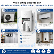 GX-K1 Kältemittelwarngerät für Wärmepumpen, Klimaanlagen, Kühlräume sowie Heiz- und Technikräume mit Kältemittelsystemen.