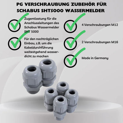 Kabelverschraubungen SET Zubehör SHT 5000