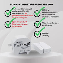 Funk-Klimasteuerung FKS 100 Einbau-Variante