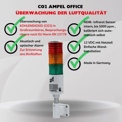 CO2-Ampel OFFICE für gute Luft im Büro