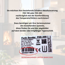 FTX098-Nachrüstoption-werksseitig programmiert zu FDS 100 oder FDS 200
