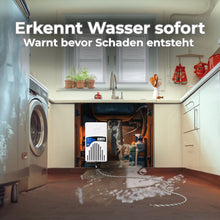 Wassermelder erkennt Wasser sofort dank Sensorkabel bevor Schaden entsteht