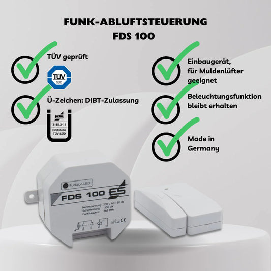 Funk-Abluftsteuerung FDS 100 DIBt
