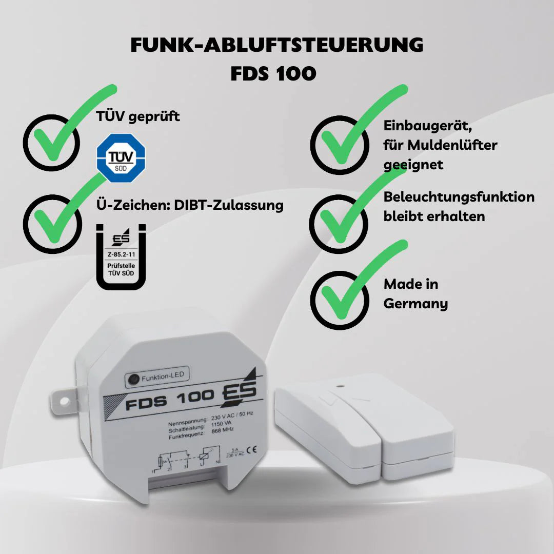 Funk-Abluftsteuerung FDS 100 DIBt
