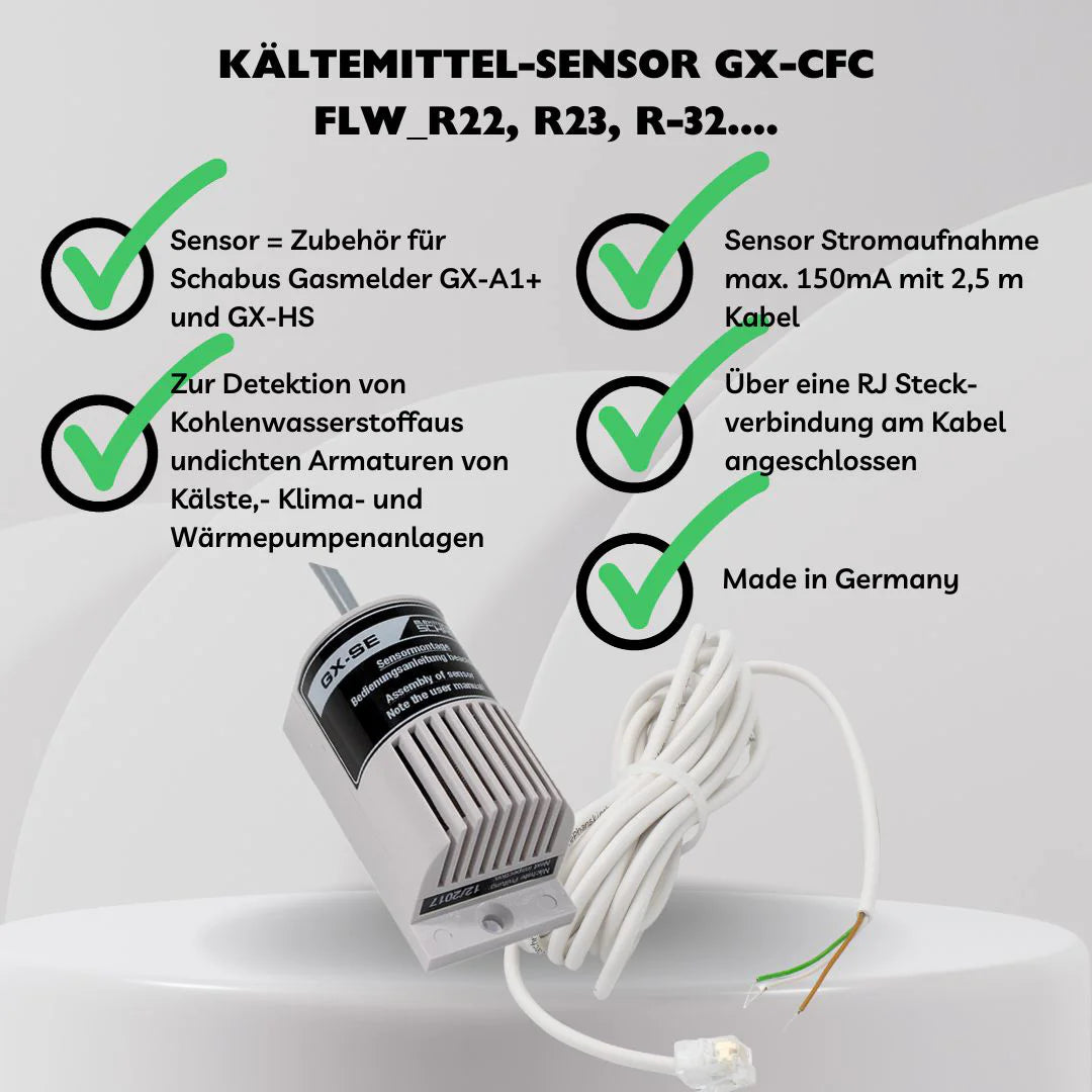 Gassensor GX-CFC für Kältemittel
