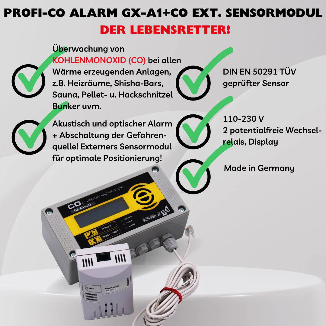 GAS ALARM SET GX-A1+CO