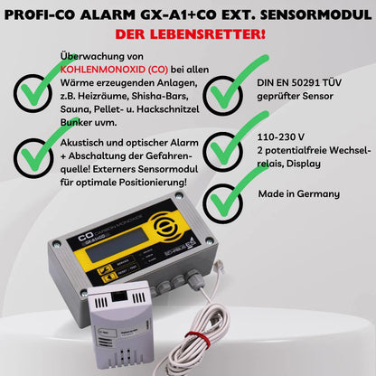 GAS ALARM SET GX-A1+CO