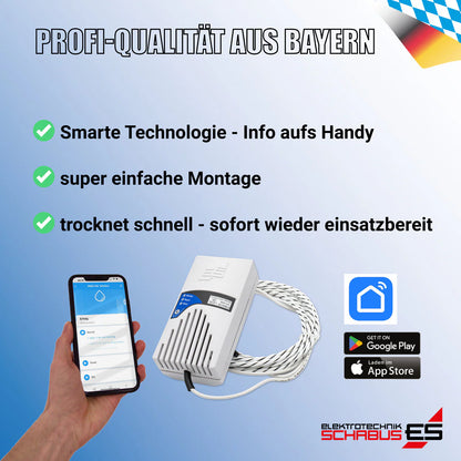 WWD 450 Smart-Wassermelder mit Sensorkabel 230 VAC/50Hz/Schukostecker