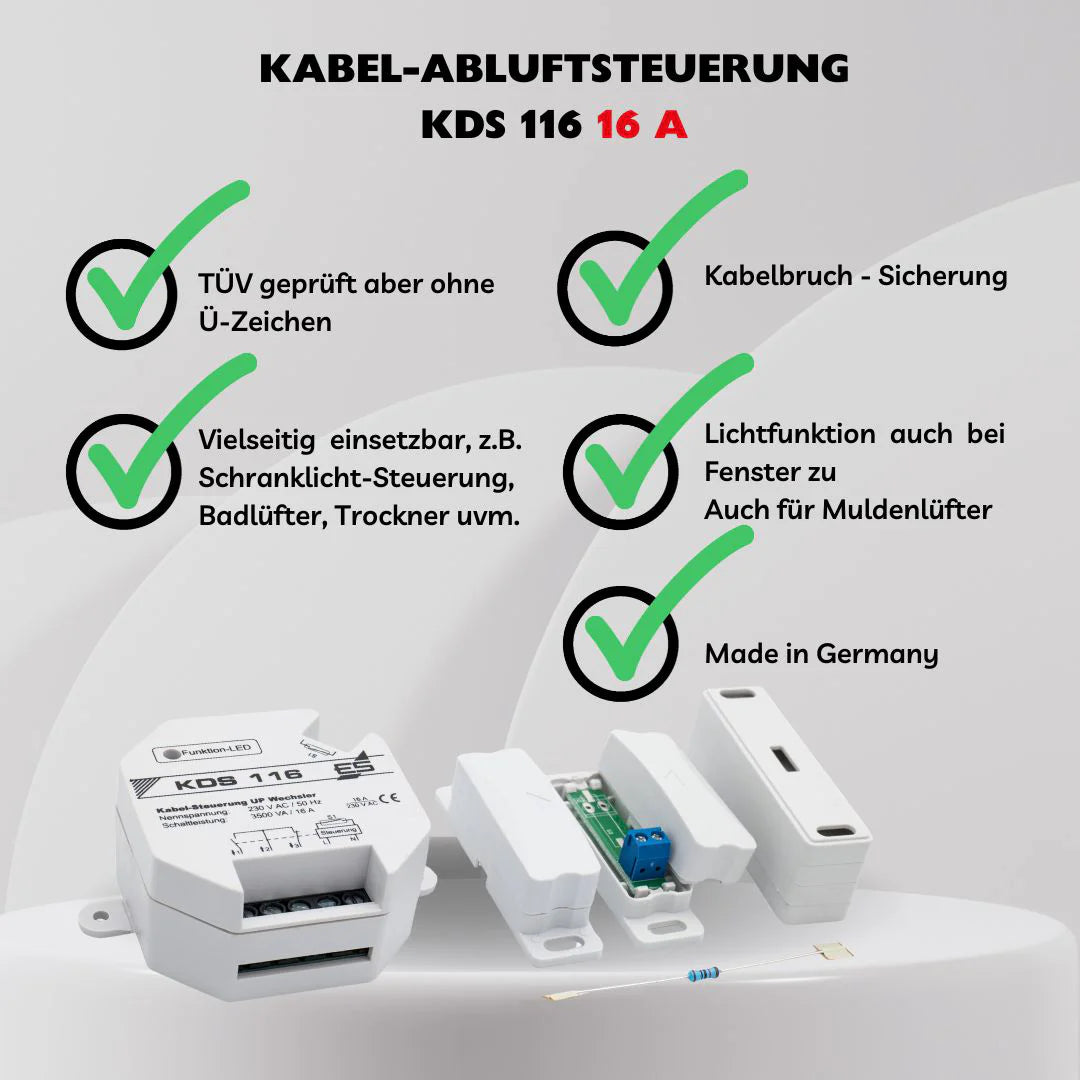 Kabel-Abluftsteuerung KDS 116