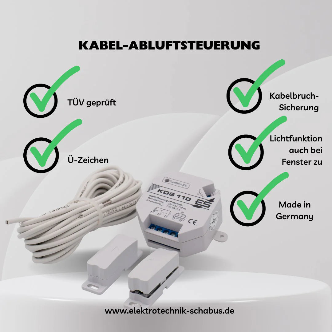 Kabel-Abluftsteuerung KDS 110 DIBt