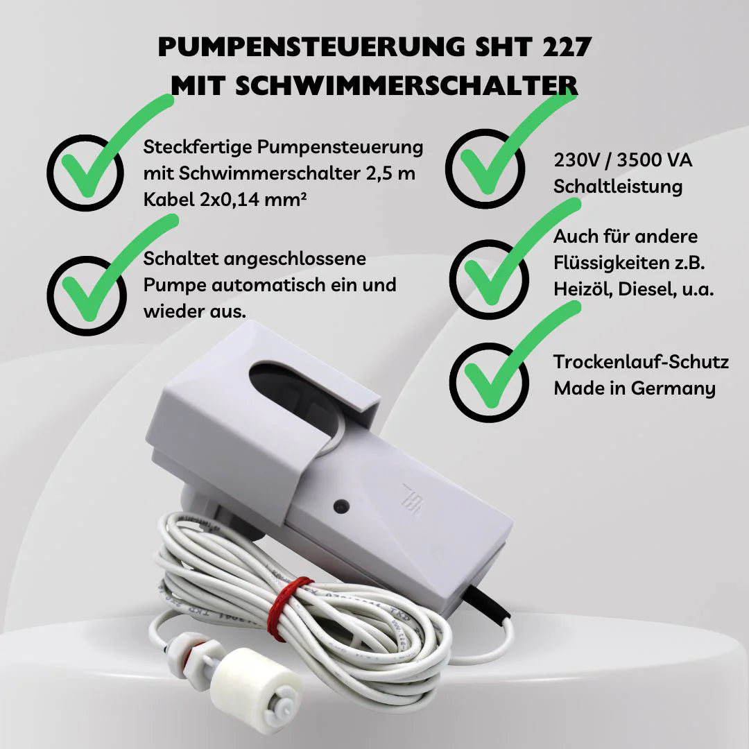 Pumpensteuerung SHT 227 mit akustischem Alarm