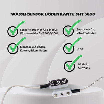Wassersensor SHT 5800 für Kanten- und Bodenmontage