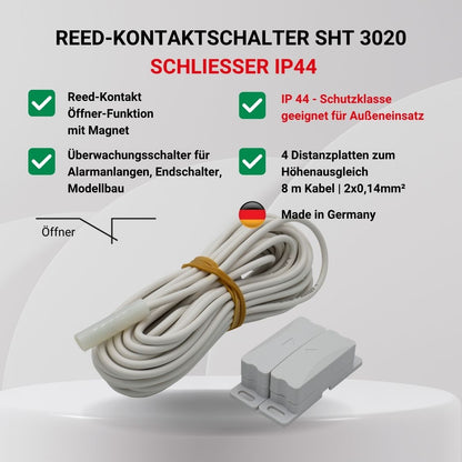 Reed-Kontaktschalter (Öffner) SHT 3020
