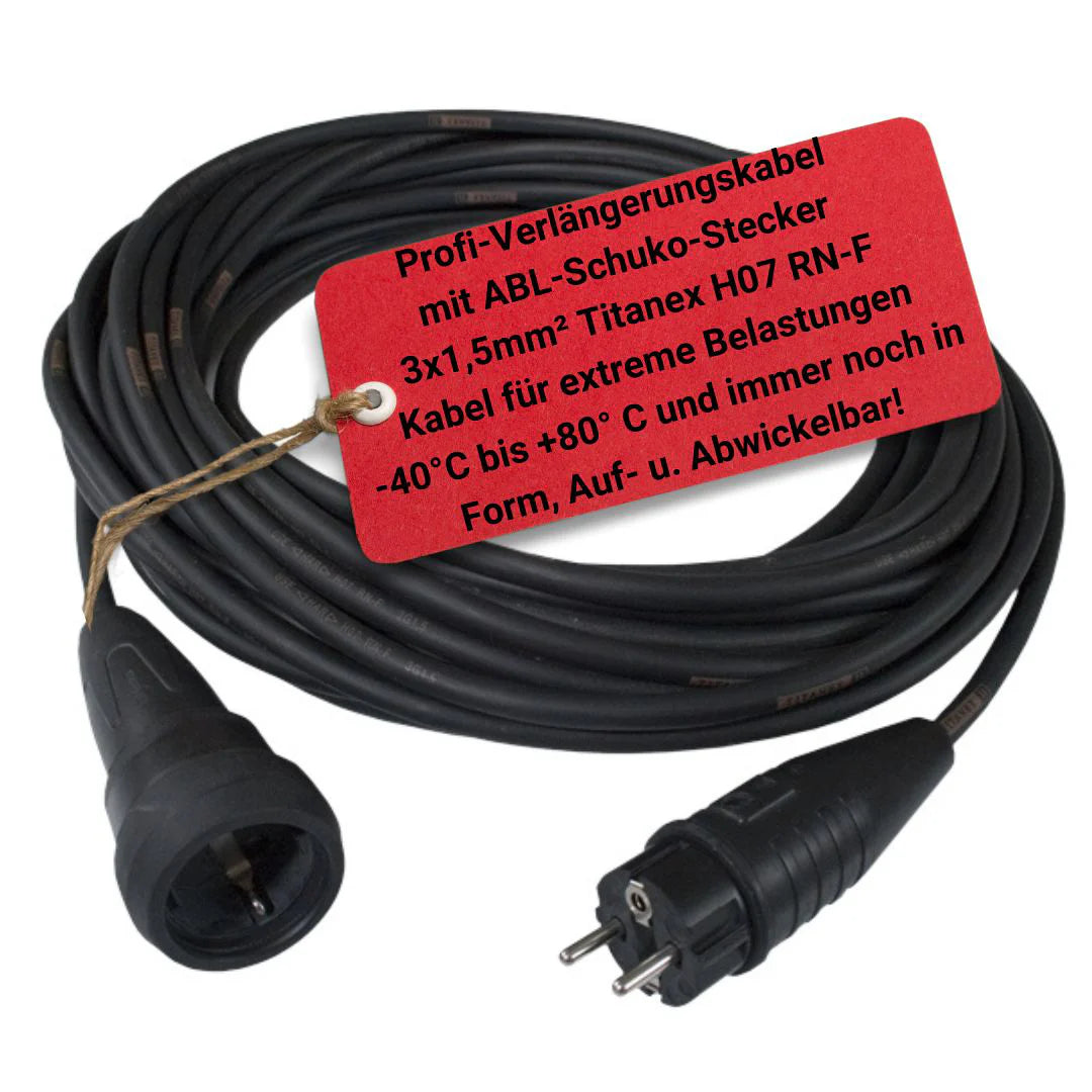 Verlängerungskabel Schuko 3x1,5mm 10m