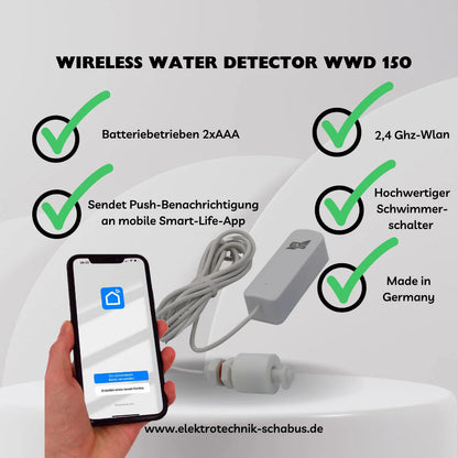 WWD 150 Wireless Water Detector float switch