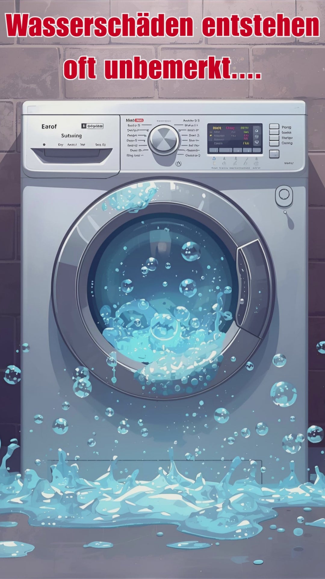 Erklärvideo Wassermelder, Wasserschäden