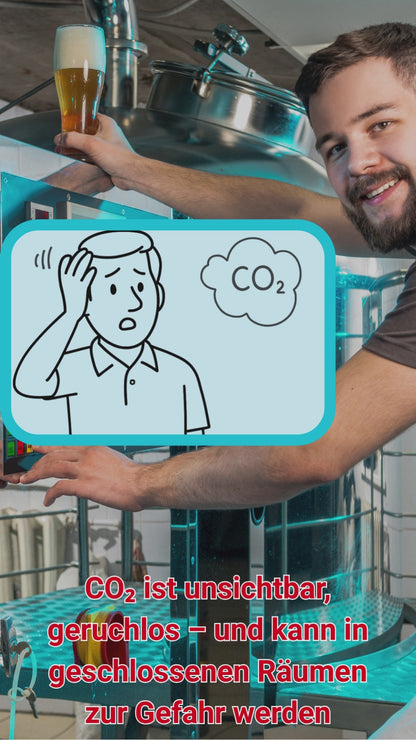 CO2 Melder für Brauerein, geschlossene Räume