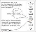 Active water sensor SHT 8815 for ext. control units