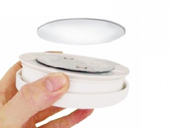 Smoke detector magnetic holder