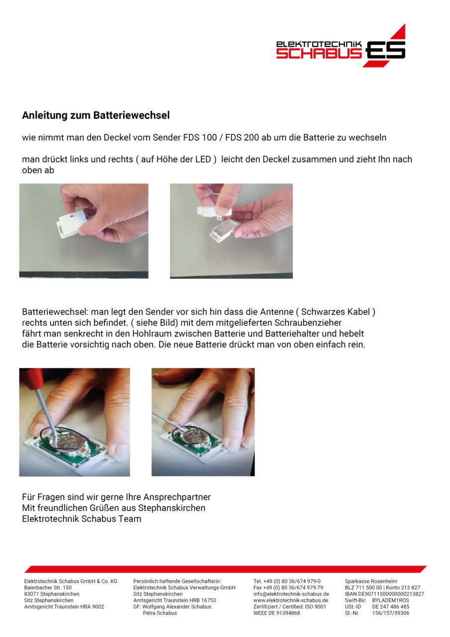 Link zur Anleitung Batteriewechsel