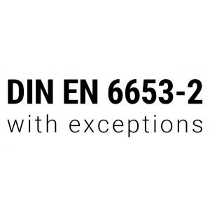 DIN-EN 6653-2 with exceptions