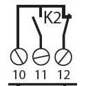 Electronic drawing relay = switch